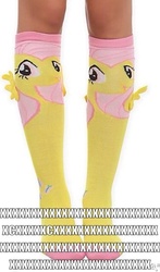 Size: 328x557 | Tagged: safe, fluttershy, g4, clothes, image macro, irl, photo, socks, wat