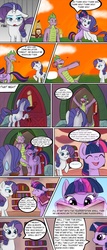Size: 600x1399 | Tagged: safe, artist:blazewingsthunder, artist:pia-sama, rarity, spike, twilight sparkle, alicorn, pony, g4, comic, female, mare, the things we have, twilight sparkle (alicorn)