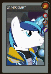 Size: 295x426 | Tagged: safe, artist:yudhaikeledai, shining armor, g4, animated, dota 2, male, omniknight, ponified dota 2 cards, solo