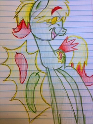 Size: 1536x2048 | Tagged: safe, artist:festival-of-leaves, oc, oc only, earth pony, pony, pepper, traditional art