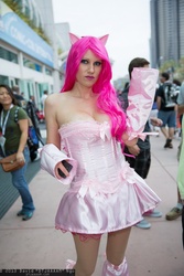 Size: 1365x2048 | Tagged: artist needed, safe, pinkie pie, human, g4, cosplay, irl, irl human, photo, san diego comic con