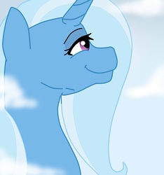 Size: 600x642 | Tagged: safe, artist:lightybulb, trixie, pony, unicorn, g4, female, mare, smiling, solo