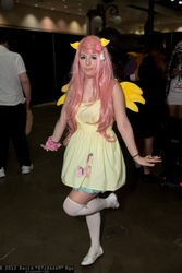 Size: 1365x2048 | Tagged: artist needed, safe, fluttershy, human, g4, anime expo, cosplay, irl, irl human, photo