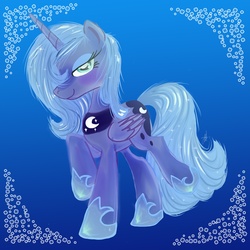 Size: 2000x2000 | Tagged: safe, artist:xwhitedreamsx, princess luna, g4, female, s1 luna, smiling, solo