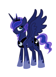 Size: 1152x1584 | Tagged: safe, artist:thecheeseburger, princess luna, g4, prince artemis, rule 63, simple background, solo, transparent background, vector