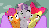 Size: 853x480 | Tagged: safe, screencap, apple bloom, scootaloo, sweetie belle, twilight sparkle, earth pony, pegasus, pony, unicorn, g4, hearts and hooves day (episode), season 2, adorabloom, animated, apple bloom's bow, bow, cute, cutealoo, cutie mark crusaders, diasweetes, female, female pov, filly, foal, gif, hair bow, hearts and hooves day, hooves to the chest, looking at you, mare, offscreen character, offscreen female, on back, open mouth, open smile, out of context, pov, smiling, trio focus, unfortunate implications, unicorn twilight