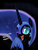 Size: 4580x6000 | Tagged: safe, artist:johnjoseco, artist:rammbrony, artist:sagegami, nightmare moon, pony, g4, absurd resolution, bronybait, cute, dialogue, eyeshadow, fangs, female, mare, nicemare moon, one eye closed, open mouth, smiling, solo, wink