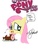 Size: 768x1024 | Tagged: safe, artist:andypriceart, fluttershy, pig, g4, dark secret, female, ham, meat, out of character, ponies eating meat, pork, recolor, solo, this will end in sickness, this will not end well