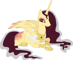 Size: 900x745 | Tagged: safe, artist:redtallin, oc, oc only, alicorn, pony, alicorn oc, ponified, solo, venus