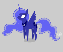 Size: 1332x1091 | Tagged: safe, artist:no-face181, princess luna, g4, female, solo