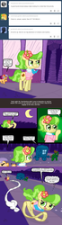 Size: 640x2308 | Tagged: safe, artist:ficficponyfic, chickadee, ms. peachbottom, oc, cyoa:peachbottom's quest, g4, cyoa, jezzie belle, sonic the hedgehog, sonic the hedgehog (series), super peel out, tumblr