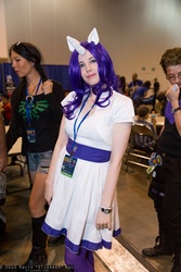 Size: 1365x2048 | Tagged: artist needed, safe, rarity, human, g4, comic con, cosplay, fan expo denver, irl, irl human, photo