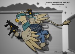 Size: 2450x1750 | Tagged: safe, artist:guard-mod, oc, oc only, series:ask the guard ponies, military, solo