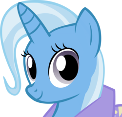 Size: 6000x5753 | Tagged: safe, artist:alixey, trixie, pony, unicorn, g4, absurd resolution, female, mare, portrait, simple background, smiling, solo, transparent background, vector