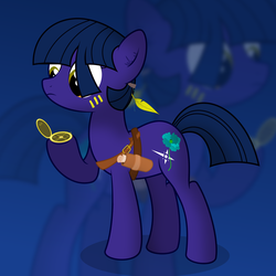 Size: 6000x6000 | Tagged: safe, artist:csillaghullo, oc, oc only, earth pony, pony, absurd resolution, compass, feather, solo