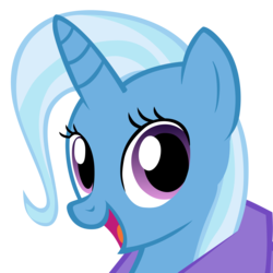 Size: 2000x2000 | Tagged: safe, artist:alixey, trixie, pony, unicorn, g4, female, mare, smiling, solo