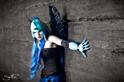 Size: 4288x2848 | Tagged: safe, artist:youronlydoll, nightmare moon, human, g4, cosplay, irl, irl human, photo, solo