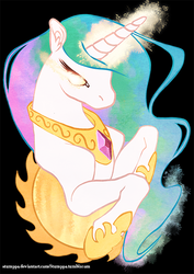 Size: 496x702 | Tagged: safe, artist:stumppa, princess celestia, alicorn, pony, g4, female, solo