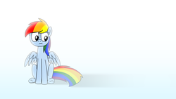 Size: 1024x576 | Tagged: safe, artist:fimflamfilosophy, rainbow dash, pegasus, pony, g4, female, solo