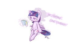 Size: 1280x828 | Tagged: dead source, safe, artist:xcopyen002, twilight sparkle, alicorn, pony, g4, book, female, magic, mare, reading, solo, twilight sparkle (alicorn)