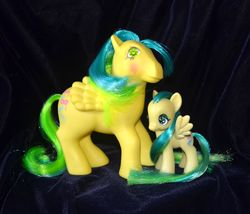 Size: 3353x2864 | Tagged: safe, artist:soulren, masquerade (g1), twinkle eyed pony, g1, g4, customized toy, irl, photo, toy