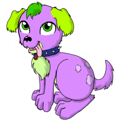 Size: 1258x1272 | Tagged: safe, artist:ponderingchibi, spike, dog, equestria girls, g4, male, simple background, solo, spike the dog, transparent background