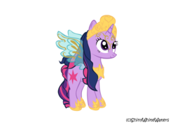 Size: 1024x745 | Tagged: safe, artist:sketch-shepherd, twilight sparkle, alicorn, pony, g4, dafuq, female, mare, simple background, solo, toy, toy interpretation, transparent background, twilight sparkle (alicorn)