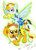 Size: 1024x1409 | Tagged: safe, artist:smokeymcdaniel, applejack, rainbow dash, g4, banjo kazooie, crossover