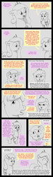 Size: 582x1937 | Tagged: safe, artist:haretrinity, apple bloom, diamond tiara, g4, comic, female, lesbian, shipping