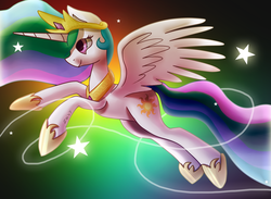 Size: 1500x1100 | Tagged: safe, artist:zoiby, princess celestia, g4, female, solo