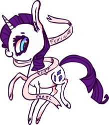 Size: 517x591 | Tagged: safe, artist:emberwisp, rarity, g4, female, old banner, solo