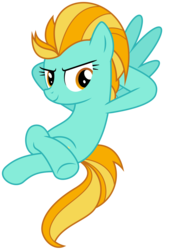 Size: 6000x8615 | Tagged: safe, artist:kiowa213, lightning dust, pegasus, pony, g4, absurd resolution, female, simple background, solo, transparent background, vector