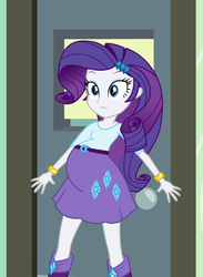 Size: 762x1039 | Tagged: safe, edit, rarity, equestria girls, g4, female, pregnant, pregnant edit, pregnant equestria girls, sensibly-proportioned pregnancy, solo, teen pregnancy, teenager