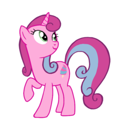 Size: 513x543 | Tagged: safe, artist:punksweet, edit, sweetie swirl, pony, unicorn, g4, cute, female, looking up, mare, simple background, solo, transparent background