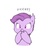 Size: 451x460 | Tagged: safe, artist:carnifex, oc, oc only, oc:lavender, dracony, hybrid, hiccup, interspecies offspring, offspring, onomatopoeia, parent:rarity, parent:spike, parents:sparity, simple background, solo, white background