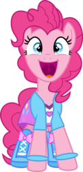 Size: 557x1151 | Tagged: safe, artist:jeatz-axl, pinkie pie, g4, clothes, cute, diapinkes, equestria girls outfit, faic, female, simple background, solo, svg, transparent background, uvula, vector