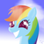 Size: 2000x2000 | Tagged: safe, artist:miaowwww, rainbow dash, g4, female, solo