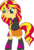 Size: 875x1268 | Tagged: safe, artist:jeatz-axl, sunset shimmer, pony, unicorn, g4, bipedal, clothes, equestria girls outfit, female, simple background, solo, svg, transparent background, vector