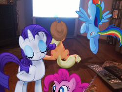 Size: 1024x768 | Tagged: safe, applejack, pinkie pie, rainbow dash, rarity, g4, irl, photo, ponies in real life