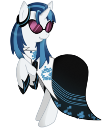 Size: 815x980 | Tagged: safe, artist:franticlava, dj pon-3, vinyl scratch, g4, female, solo