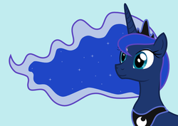 Size: 839x595 | Tagged: safe, artist:ranmasayo, princess luna, g4, .svg available, female, simple background, solo, vector