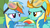 Size: 640x355 | Tagged: safe, screencap, lightning dust, rainbow dash, pegasus, pony, g4, my little pony: friendship is magic, wonderbolts academy, clothes, goggles, meme, uniform, wonderbolt trainee uniform, youtube caption