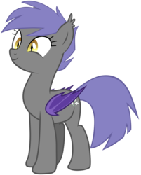 Size: 3925x4894 | Tagged: safe, artist:zee66, oc, oc only, oc:midnight blossom, bat pony, pony, g4, absurd resolution, simple background, solo, transparent background, vector