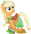 Size: 4902x5500 | Tagged: safe, artist:theshadowstone, applejack, earth pony, pony, g4, absurd resolution, applebetes, clothes, crystallized, cute, dress, female, gala dress, hilarious in hindsight, jackabetes, looking back, mare, simple background, solo, sweet dreams fuel, transparent background, vector