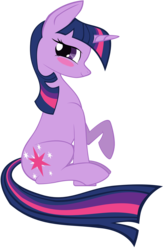 Size: 1320x1999 | Tagged: safe, artist:titanosaur, twilight sparkle, g4, blushing, female, solo