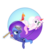 Size: 1920x1920 | Tagged: safe, artist:arvaus, philomena, princess celestia, princess luna, alicorn, phoenix, pony, g4, cartographer's cap, cewestia, filly, hat, woona, yin-yang