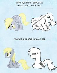 Size: 746x960 | Tagged: safe, edit, derpy hooves, g4, derpygate, nokia, ponified, sitting, text, vector