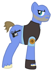 Size: 767x1041 | Tagged: safe, artist:thacrazeddoktor, pony, fanfic, heavy (tf2), ponified, solo, team fortress 2, waking nightmares