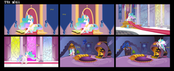 Size: 2058x836 | Tagged: safe, princess celestia, princess luna, g4, canterlot castle, comic