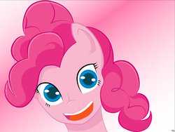 Size: 900x675 | Tagged: safe, artist:hazardus-havard, pinkie pie, g4, female, looking at you, solo